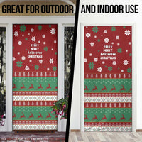 Sign Language Merry Christmas Door Cover Xmas Holiday Patterns - Wonder Print Shop