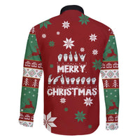 Sign Language Merry Christmas Family Matching Off Shoulder Maxi Dress and Hawaiian Shirt Xmas Holiday Patterns - Wonder Print Shop