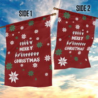 Sign Language Merry Christmas Garden Flag Xmas Holiday Patterns - Wonder Print Shop