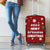 Sign Language Merry Christmas Luggage Cover Xmas Holiday Patterns - Wonder Print Shop