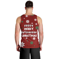 Sign Language Merry Christmas Men Tank Top Xmas Holiday Patterns - Wonder Print Shop