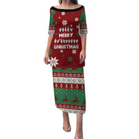 Sign Language Merry Christmas Puletasi Xmas Holiday Patterns - Wonder Print Shop