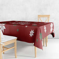 Sign Language Merry Christmas Tablecloth Xmas Holiday Patterns - Wonder Print Shop