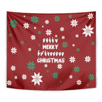 Sign Language Merry Christmas Tapestry Xmas Holiday Patterns - Wonder Print Shop