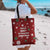 Sign Language Merry Christmas Tote Bag Xmas Holiday Patterns - Wonder Print Shop