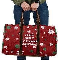 Sign Language Merry Christmas Travel Bag Xmas Holiday Patterns - Wonder Print Shop