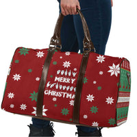 Sign Language Merry Christmas Travel Bag Xmas Holiday Patterns - Wonder Print Shop