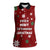 Sign Language Merry Christmas Women Sleeveless Polo Shirt Xmas Holiday Patterns - Wonder Print Shop
