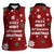 Sign Language Merry Christmas Women Sleeveless Polo Shirt Xmas Holiday Patterns - Wonder Print Shop