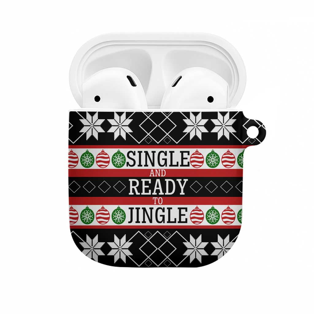 Single Ready To Jingle Christmas AirPods Case Xmas Holiday Patterns - Wonder Print Shop