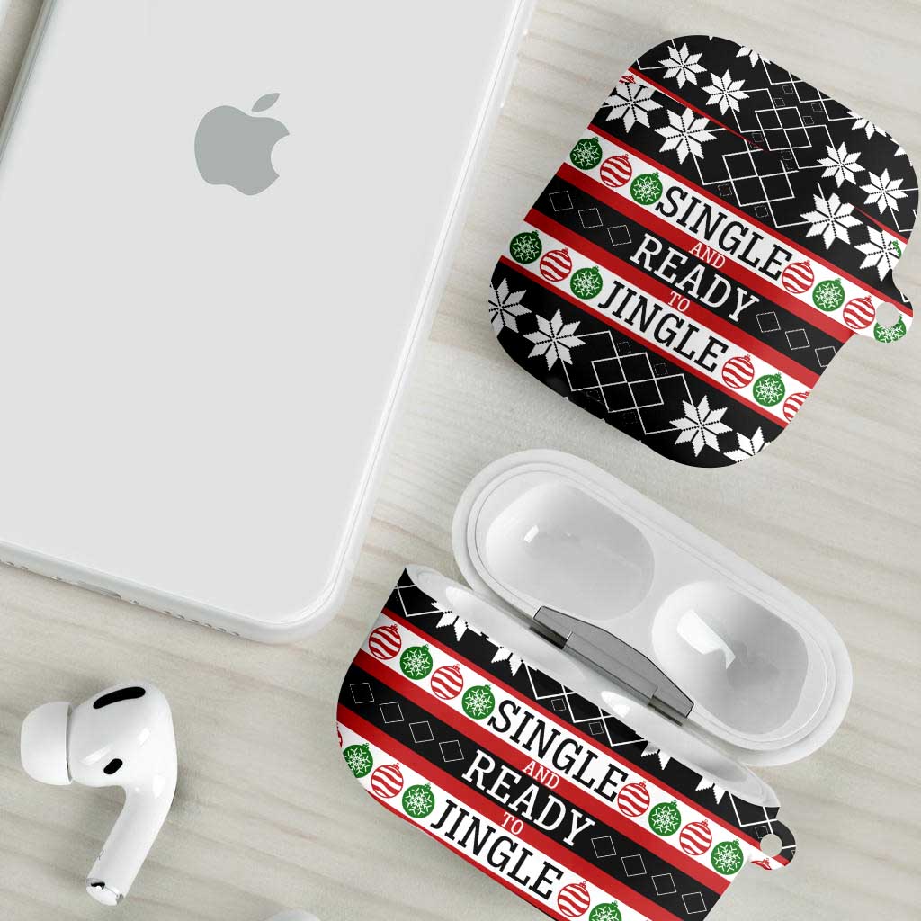 Single Ready To Jingle Christmas AirPods Case Xmas Holiday Patterns - Wonder Print Shop