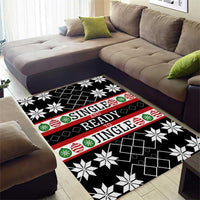 Single Ready To Jingle Christmas Area Rug Xmas Holiday Patterns - Wonder Print Shop