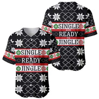 Single Ready To Jingle Christmas Baseball Jersey Xmas Holiday Patterns - Wonder Print Shop