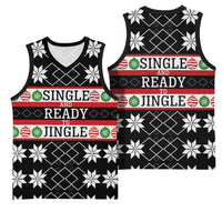 Single Ready To Jingle Christmas Basketball Jersey Xmas Holiday Patterns - Wonder Print Shop