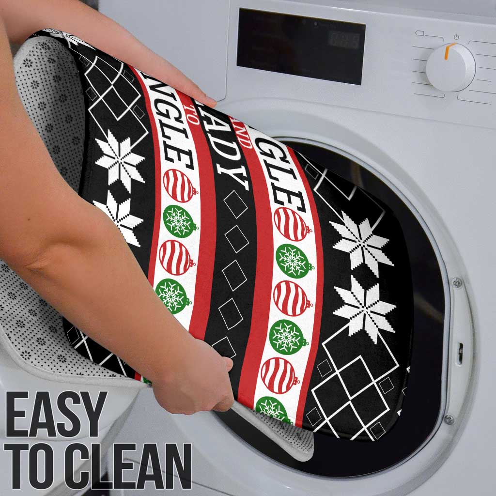 Single Ready To Jingle Christmas Bathroom Set Xmas Holiday Patterns - Wonder Print Shop