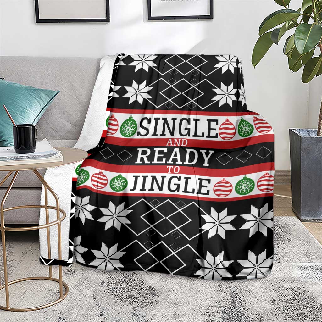 Single Ready To Jingle Christmas Blanket Xmas Holiday Patterns - Wonder Print Shop