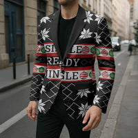 Single Ready To Jingle Christmas Blazer Xmas Holiday Patterns - Wonder Print Shop