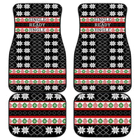 Single Ready To Jingle Christmas Car Mats Xmas Holiday Patterns - Wonder Print Shop