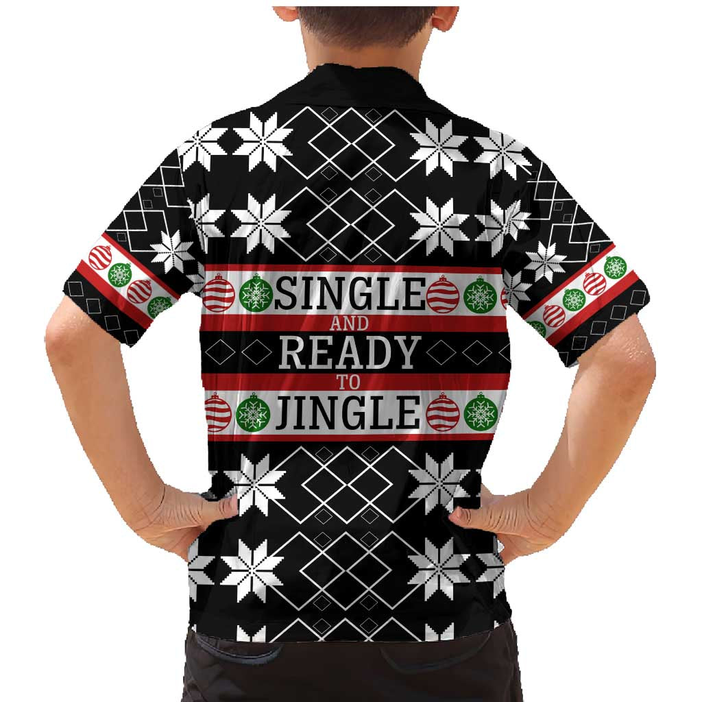 Single Ready To Jingle Christmas Family Matching Mermaid Dress and Hawaiian Shirt Xmas Holiday Patterns - Wonder Print Shop