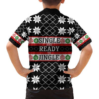 Single Ready To Jingle Christmas Family Matching Off The Shoulder Long Sleeve Dress and Hawaiian Shirt Xmas Holiday Patterns - Wonder Print Shop