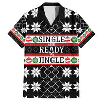 Single Ready To Jingle Christmas Family Matching Off The Shoulder Long Sleeve Dress and Hawaiian Shirt Xmas Holiday Patterns - Wonder Print Shop