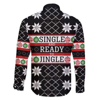Single Ready To Jingle Christmas Family Matching Off The Shoulder Long Sleeve Dress and Hawaiian Shirt Xmas Holiday Patterns - Wonder Print Shop
