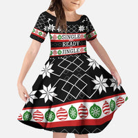 Single Ready To Jingle Christmas Family Matching Off Shoulder Maxi Dress and Hawaiian Shirt Xmas Holiday Patterns - Wonder Print Shop