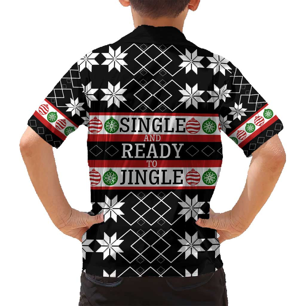 Single Ready To Jingle Christmas Family Matching Puletasi and Hawaiian Shirt Xmas Holiday Patterns - Wonder Print Shop