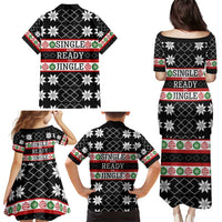 Single Ready To Jingle Christmas Family Matching Puletasi and Hawaiian Shirt Xmas Holiday Patterns - Wonder Print Shop