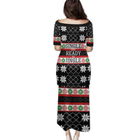 Single Ready To Jingle Christmas Family Matching Puletasi and Hawaiian Shirt Xmas Holiday Patterns - Wonder Print Shop