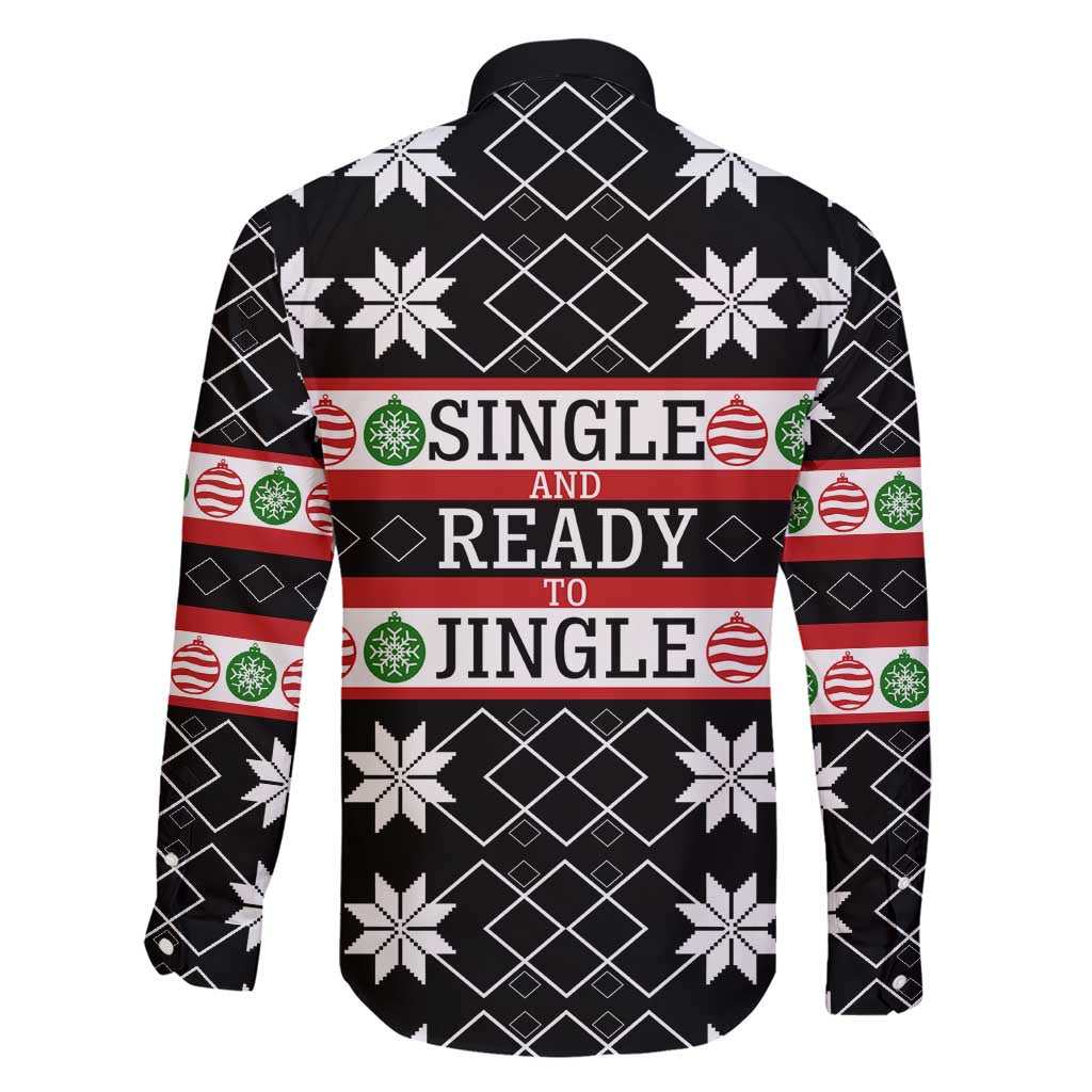 Single Ready To Jingle Christmas Family Matching Short Sleeve Bodycon Dress and Hawaiian Shirt Xmas Holiday Patterns - Wonder Print Shop