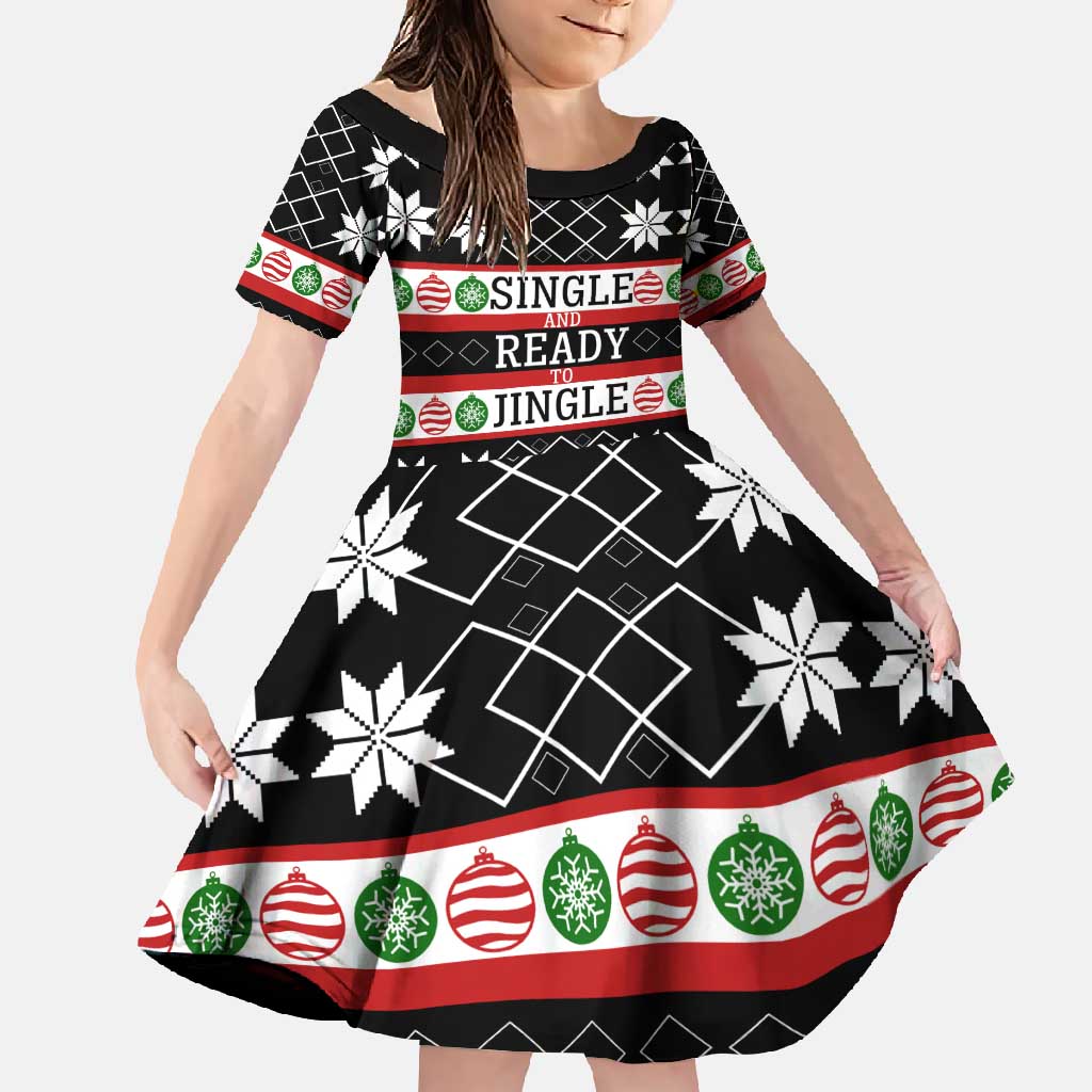 Single Ready To Jingle Christmas Family Matching Summer Maxi Dress and Hawaiian Shirt Xmas Holiday Patterns - Wonder Print Shop