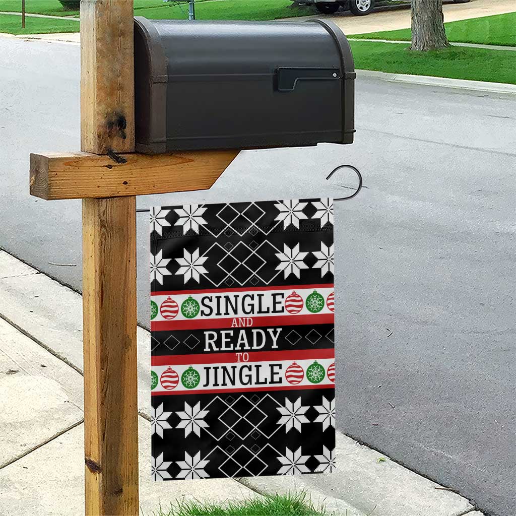 Single Ready To Jingle Christmas Garden Flag Xmas Holiday Patterns - Wonder Print Shop