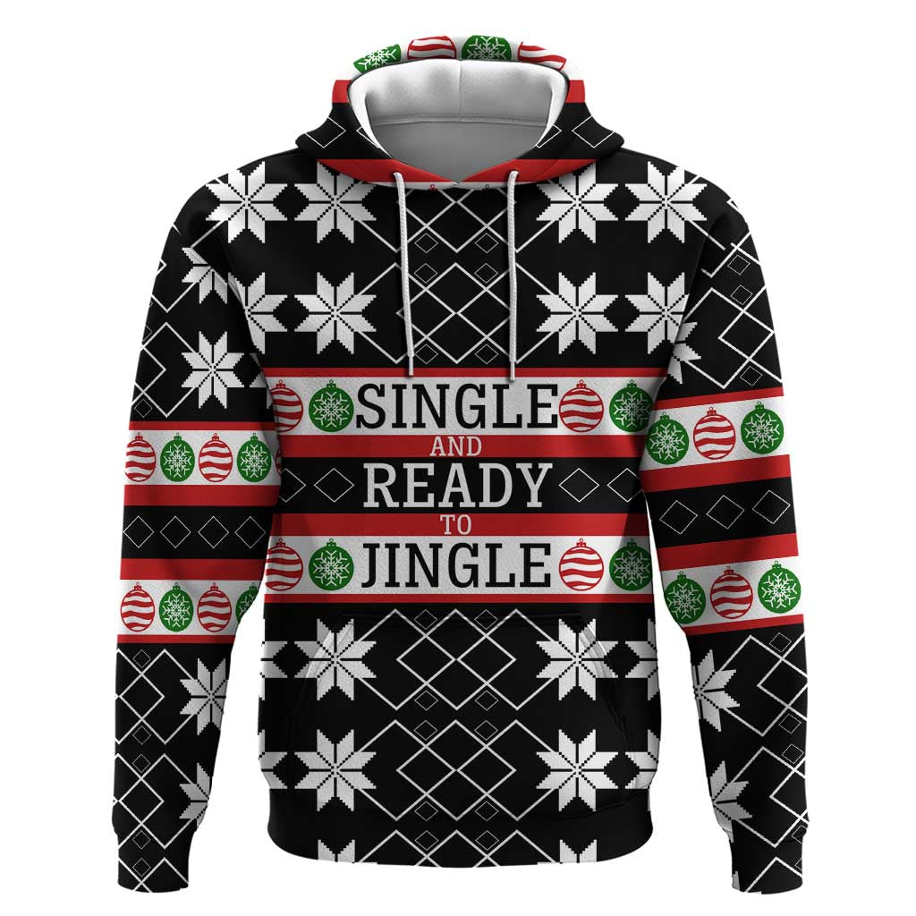 Single Ready To Jingle Christmas Hoodie Xmas Holiday Patterns - Wonder Print Shop