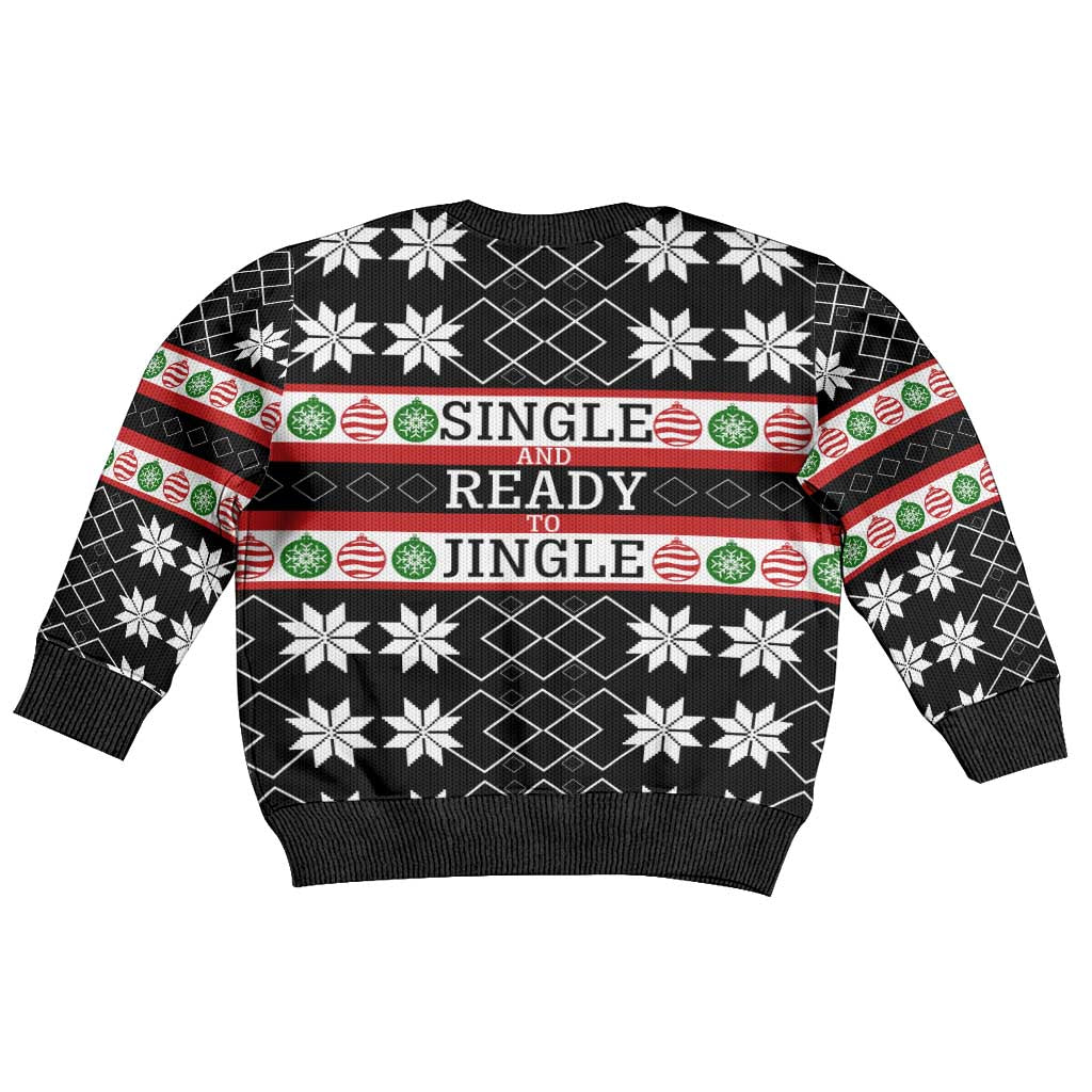 Single Ready To Jingle Christmas Kid Ugly Christmas Sweater Xmas Holiday Patterns - Wonder Print Shop