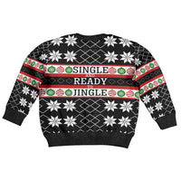 Single Ready To Jingle Christmas Kid Ugly Christmas Sweater Xmas Holiday Patterns - Wonder Print Shop