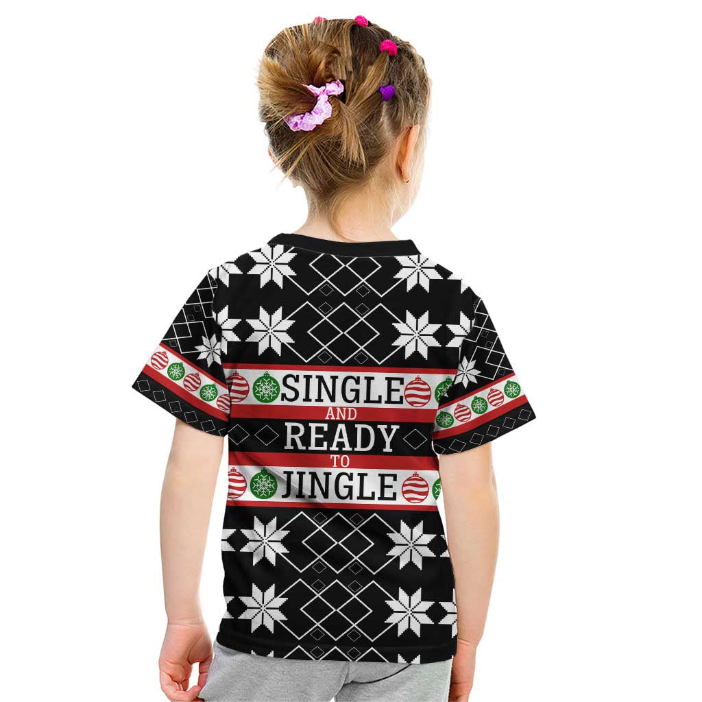 Single Ready To Jingle Christmas Kid T Shirt Xmas Holiday Patterns - Wonder Print Shop
