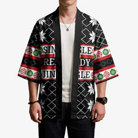 Single Ready To Jingle Christmas Kimono Xmas Holiday Patterns - Wonder Print Shop