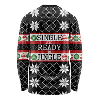 Single Ready To Jingle Christmas Long Sleeve Shirt Xmas Holiday Patterns - Wonder Print Shop