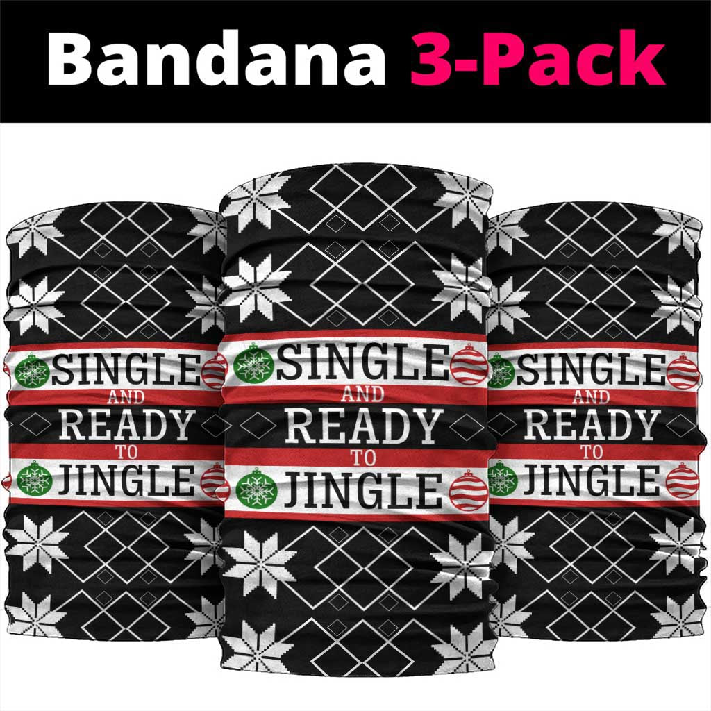 Single Ready To Jingle Christmas Neck Gaiter Xmas Holiday Patterns - Wonder Print Shop