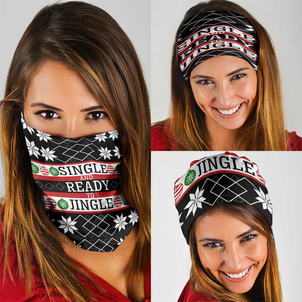 Single Ready To Jingle Christmas Neck Gaiter Xmas Holiday Patterns - Wonder Print Shop