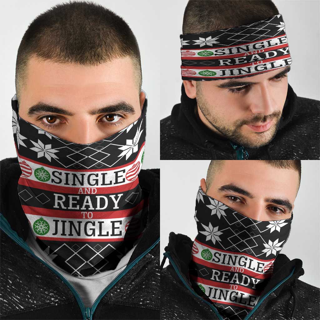 Single Ready To Jingle Christmas Neck Gaiter Xmas Holiday Patterns - Wonder Print Shop