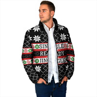 Single Ready To Jingle Christmas Padded Jacket Xmas Holiday Patterns - Wonder Print Shop