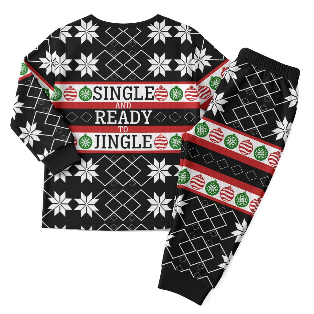 Single Ready To Jingle Christmas Pajama Set Xmas Holiday Patterns - Wonder Print Shop
