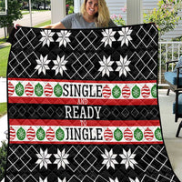 Single Ready To Jingle Christmas Quilt Xmas Holiday Patterns - Wonder Print Shop