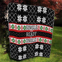 Single Ready To Jingle Christmas Quilt Xmas Holiday Patterns - Wonder Print Shop
