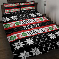 Single Ready To Jingle Christmas Quilt Bed Set Xmas Holiday Patterns - Wonder Print Shop