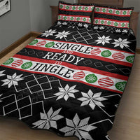 Single Ready To Jingle Christmas Quilt Bed Set Xmas Holiday Patterns - Wonder Print Shop