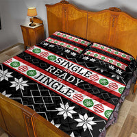 Single Ready To Jingle Christmas Quilt Bed Set Xmas Holiday Patterns - Wonder Print Shop