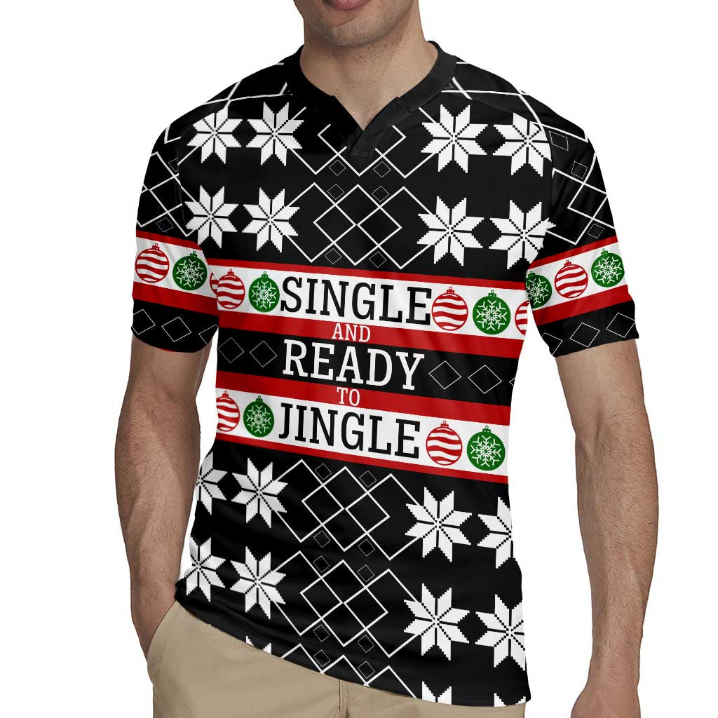 Single Ready To Jingle Christmas Rugby Jersey Xmas Holiday Patterns - Wonder Print Shop